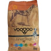 تصویر غذای خشک سگ وودو مخصوص سگ جوان نژاد بزرگ و متوسط (3کیلوگرمی) Voodoo Medium And Large Junior Dog Food