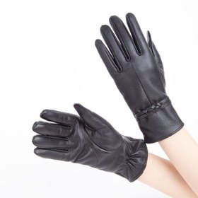 تصویر دستکش زنانه نگین چرم مشهد کد 807 Women's Gloves Negin Charm Mashhad Code 807