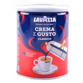 تصویر پودر قهوه لاوازا LAVAZZA قوطی 250 گرم مدل Crema E Gusto Classico Lavazza Crema E Gusto Classico 250gr