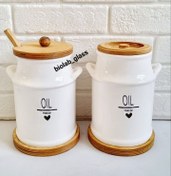 تصویر بانکه روغن جامد سرامیکی با تکست جدید 