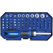 تصویر ست پیچ گوشتی و بیت ۶۳ عددی ویوارکس مدل VR6365-SD 