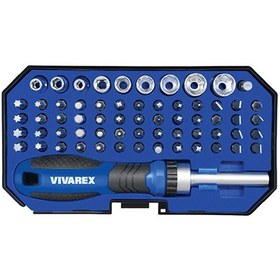 تصویر ست پیچ گوشتی و بیت ۶۳ عددی ویوارکس مدل VR6365-SD 