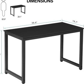 تصویر میز اداری و خانگی Ruihaohome Computer Desk,100x50x74, Black - ارسال 20 روز کاری 