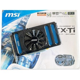 تصویر کارت گرافیک MSI N550 GTX TI 1G GDDR5 استوک 