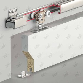 تصویر مکانیزم درب کشویی آلباتور مدل 7099 ظرفیت ۸۰ کیلوگرم 