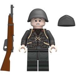 تصویر لگو جنگ جهانی | مینی فیگور سرباز ایتالیایی N641 