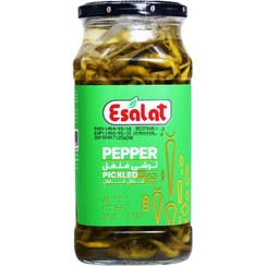 تصویر ترشی فلفل اصالت ESALAT وزن 540 گرم 