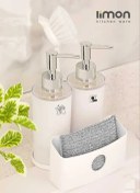 تصویر ست جا مایعی 2قلو الوان کد 193635 لیمون 