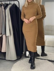 تصویر کفتان بافت زنانه کد ۲۲۲۹ رنگ سبز 