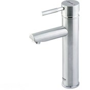 تصویر شیر روشویی پایه بلند شودر مدل موناکو پلاس کروم مات 