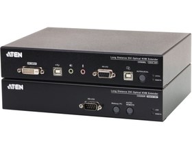 تصویر USB DVI Optical KVM Extender (1920 x 1200@20km) 