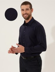 تصویر پیراهن مردانه آبی سرمه ای پیرکاردین | G021GL004.000.1467748 اورجینال 