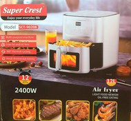 تصویر سرخ کن سوپرکرست مدل SCT-9020(محصول آلمان)12 لیتر دورنگ سفید و مشکی SUPER CREST