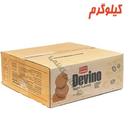 تصویر بیسکوئیت کرمدار میوه ای 3 کیلوگرم سیمرغ 