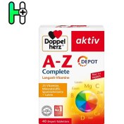 تصویر قرص مولتی‌ویتامین A-Z داپل هرز ۳۰ عدد 