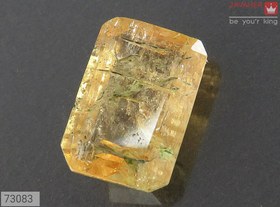تصویر نگین توپاز زرد کد 73083 