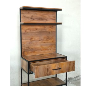 تصویر میز بار MDF فلزی چوبی 