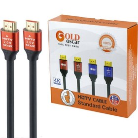 تصویر کابل HDMI 4K گلد اسکار GoldOscar طول 25 متر Oscar Hdmi 4k Cable 25m