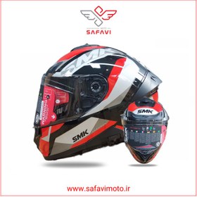 تصویر کلاه کاسکت SMK TYPHOON فک ثابت 