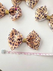 تصویر گیره پاپیون پلنگی 