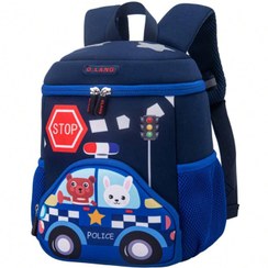 تصویر کوله زیپ بالا ماشین پلیس اولانگ police car top zip bag OLANG