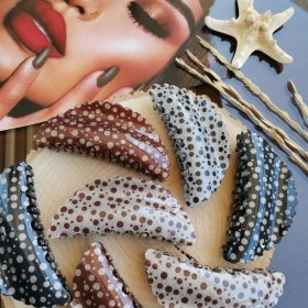 تصویر کلیپس مو استات صدفی (خالخالی) 