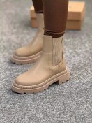 تصویر نیم بوت زنانه زارا سایز ۳۸ رنگ کرم 