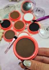 تصویر سایه تکی پودری مهرونا - قهوه ای تیره 