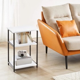 تصویر میز تلفن مدل TEL_R100_40_W - مشکی 