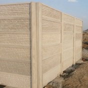تصویر دیوار پیش ساخته بتنی طرح آجری تک رو نما 