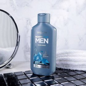 تصویر شامپو سر و بدن آقایان ، نورث فور من اوریفلیم ا North for Men hair and body shampoo North for Men hair and body shampoo