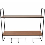 تصویر شلف دیواری فلزی آویزدار 