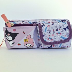 تصویر جامدادی سویل مدل 4 جیب طرح ملودی و کرومی 