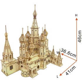 تصویر ساختنی مدل سه بعدی ماکت کاخ کرملین کد M36 