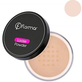 تصویر پودر بیک رنگی فلورمار Loose powder- رنگ 01 