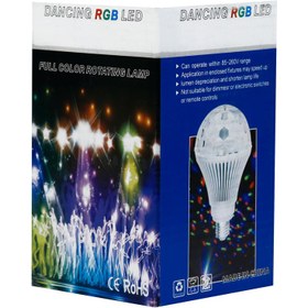 تصویر لامپ رقص نور RGB Bulb