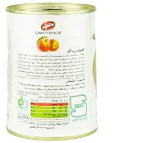 تصویر کمپوت زردآلو 350 گرمی 