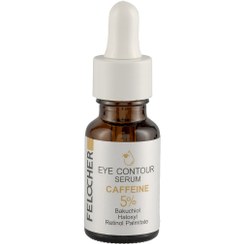 تصویر سرم دور چشم فلوچر حاوی کافئین ۵ درصد حجم ۲۰ میلی لیتر 