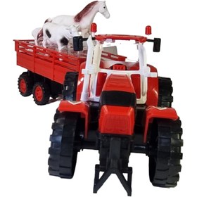 تصویر اسباب بازی تراکتور مزرعه کوچک dorj toy Dorj Toy Small Farm Tractor Toys