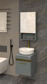 تصویر روشویی کابینتی اُلین مدل کینگ 