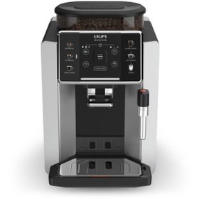 تصویر اسپرسوساز تمام اتوماتیک Krups فرانسه مدل Sensation C90 نقره‌ای مشکی KRUPS Sensation C90, Full Automatic Espresso Machine EA910E10, Silver Black