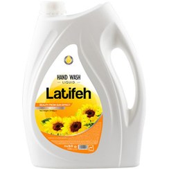 تصویر مایع دستشویی لطیفه سان افکت حاوی گلیسیرین حجم 3.7 لیتر Latifeh Hand Wash with Sun Effect 3.7 L