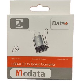 تصویر مبدل OTG یو اس بی به تایپ سی دیتا پلاس مدل McData-C2 