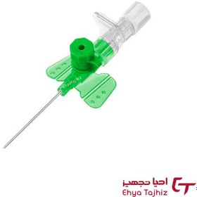 تصویر آنژیوکت گیج 22 آبی مدی پلاس ا I.V. Catheter plusflon G22 I.V. Catheter plusflon G22