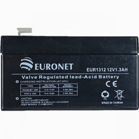 تصویر باطری 12 ولت 1.3 آمپر یورونت EURONET 