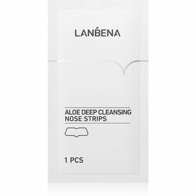 تصویر چسب بینی ورقه ای لانبنا 1 عددی LANBENA NOSE STRIPS 