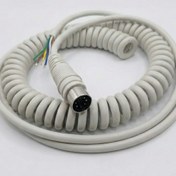 تصویر کابل فنری همراه با سوکت پرسی 