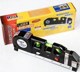تصویر تراز لیزری چند کاره مدل LV03 ا LV03 laser level measuring ruler LV03 laser level measuring ruler