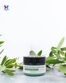 تصویر کرم ضد جوش و لایه‌بردار پوست ۳۰ روزه میراکل سام بای می SOME BY MI AHA BHA PHA 30 Days Miracle Cream