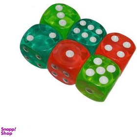 تصویر تاس بازی بسته 6 عددی 